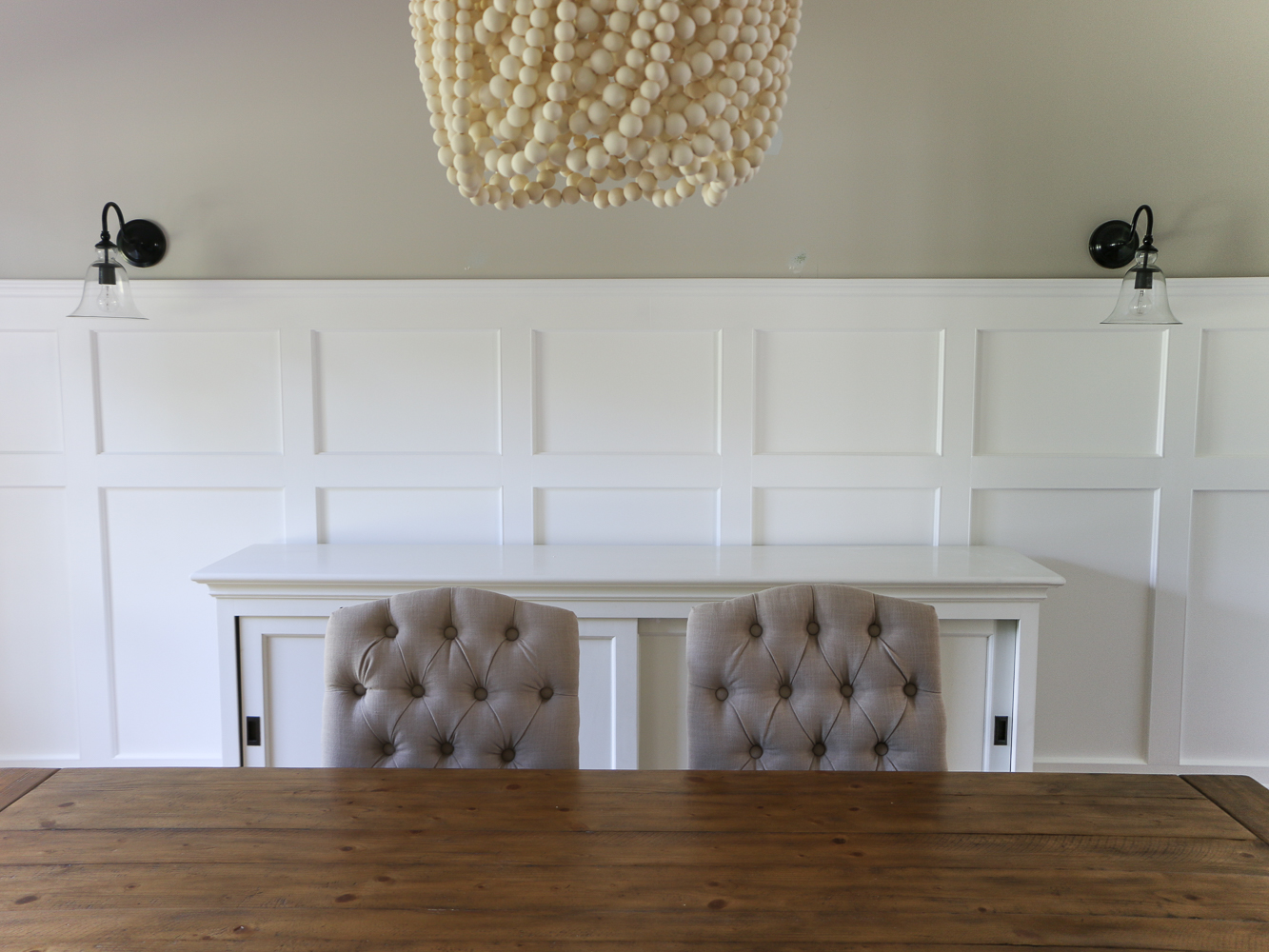 dining room before makeover, agreeable gray paint, wall molding