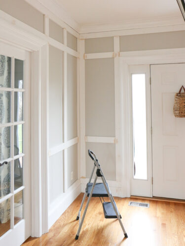 Hallway molding installation tutorial with pics