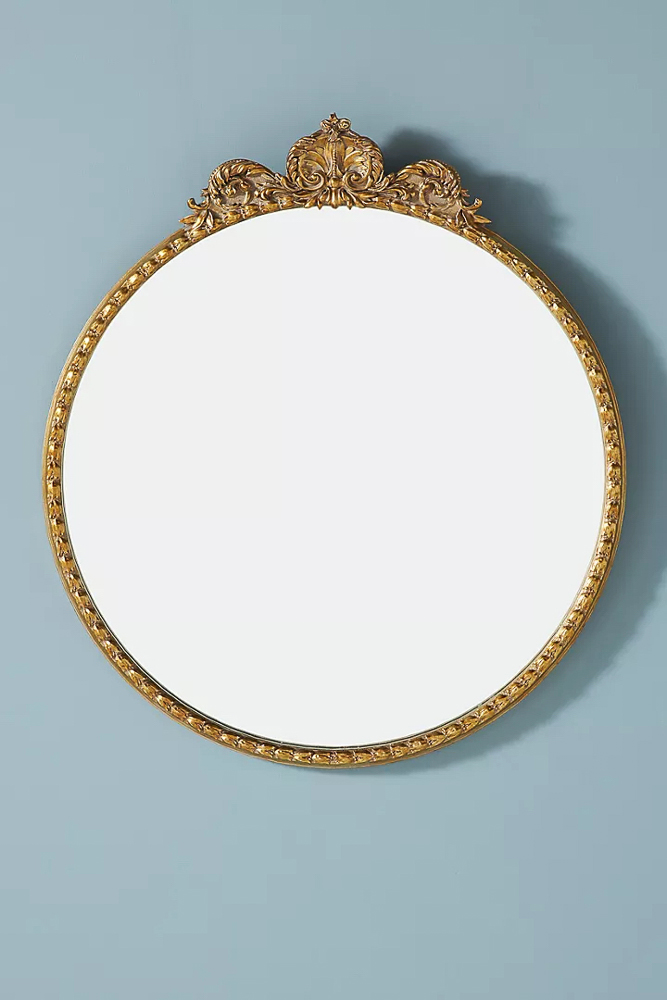 round Anthropologie mirror