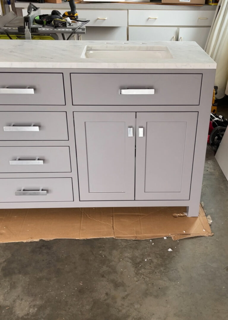 How To Paint A Bathroom Vanity For A Custom Look