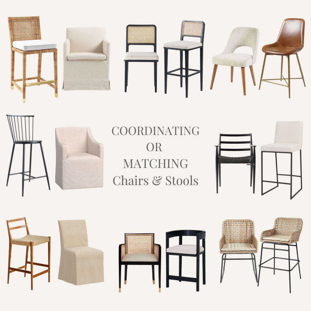 How to Find Matching Dining Chairs, Bar & Counter Stools