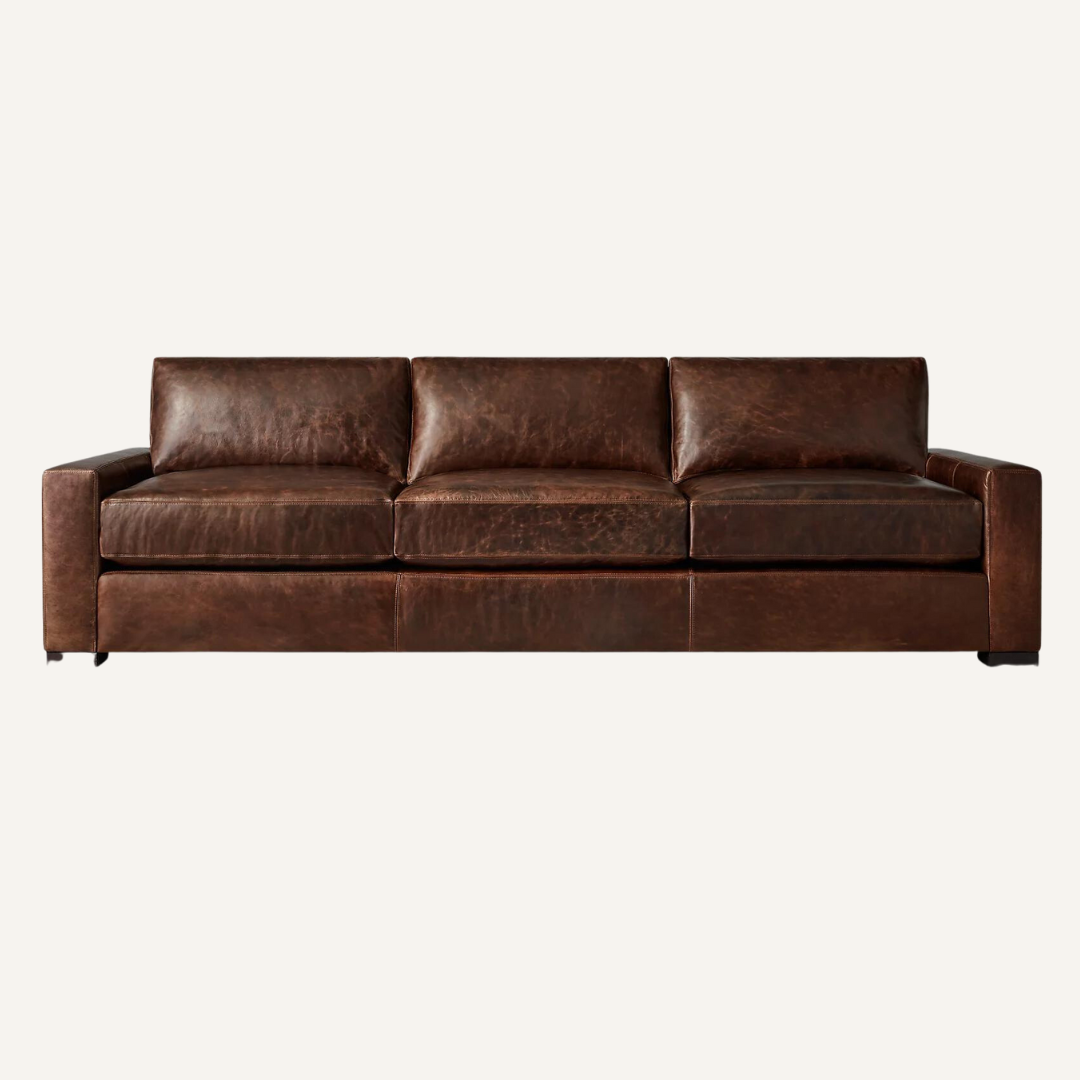image of Maxwell Leather Sofa from Restoration Hardware 
