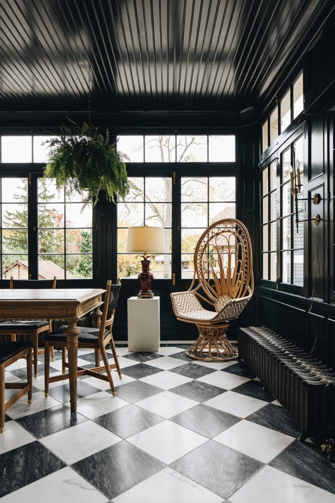 How to Design and Install the Perfect Checkerboard Floor - Stefana Silber