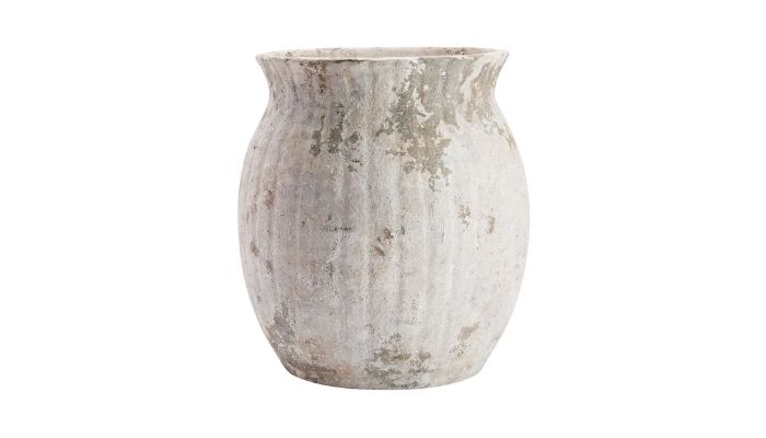 tree skirt alternatives, Pottery Barn ceramic vase