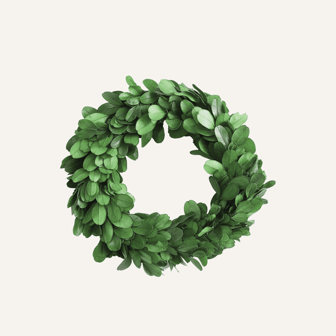 mini boxwood wreath