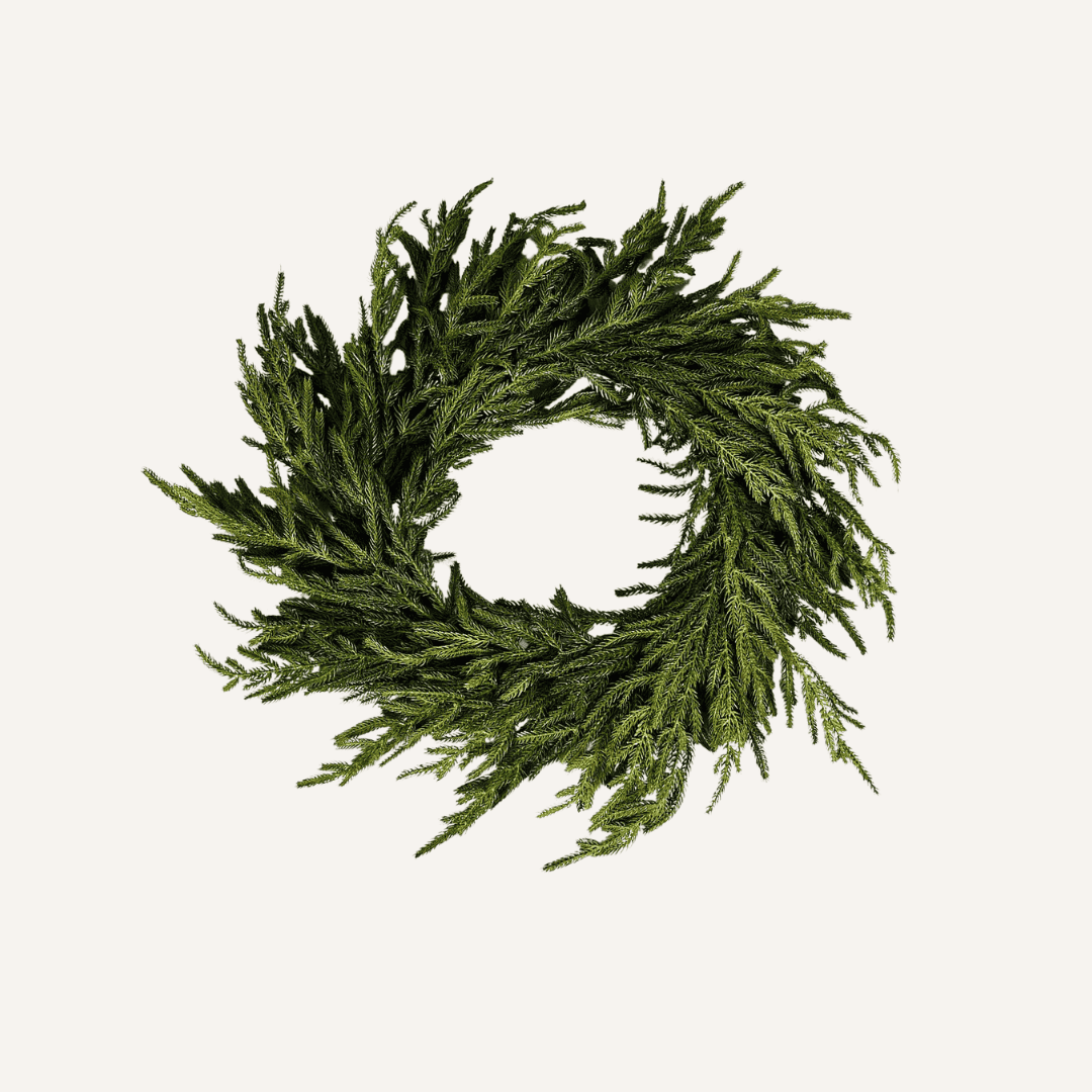 Norfolk pine wreath