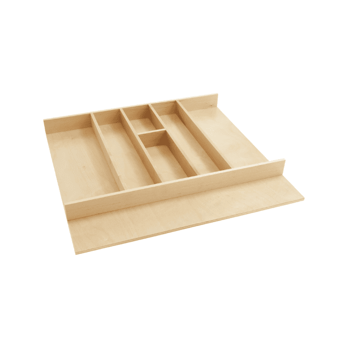 trim to fit wood kitchen drawer organizer insert