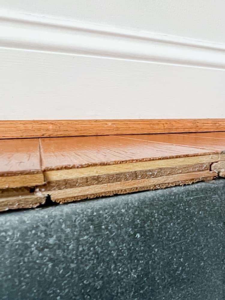 engineered oak wood floor plank